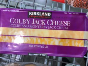 コストコ　コルビージャックチーズ COLBY JACK CHEESE