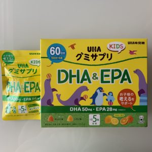 UHAグミサプリ（キッズ）　DHA ＆ EPA 300 粒